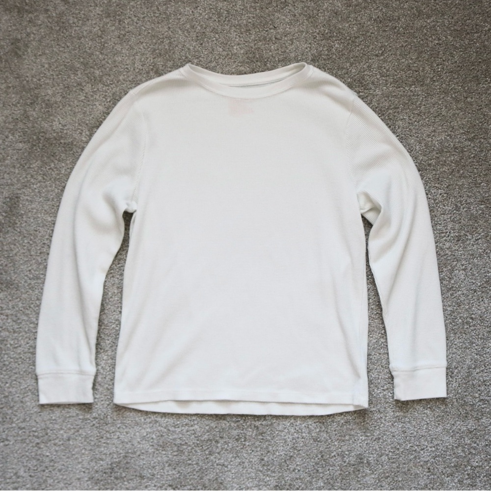 cat & jack long sleeve waffle tee